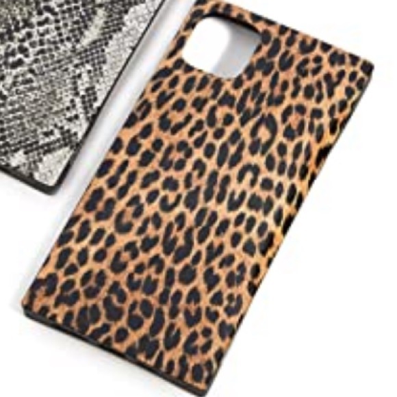 iDecoz Accessories - iPhone Case Square iPhone X-XS iDecoz Leopard Animal Print NEW